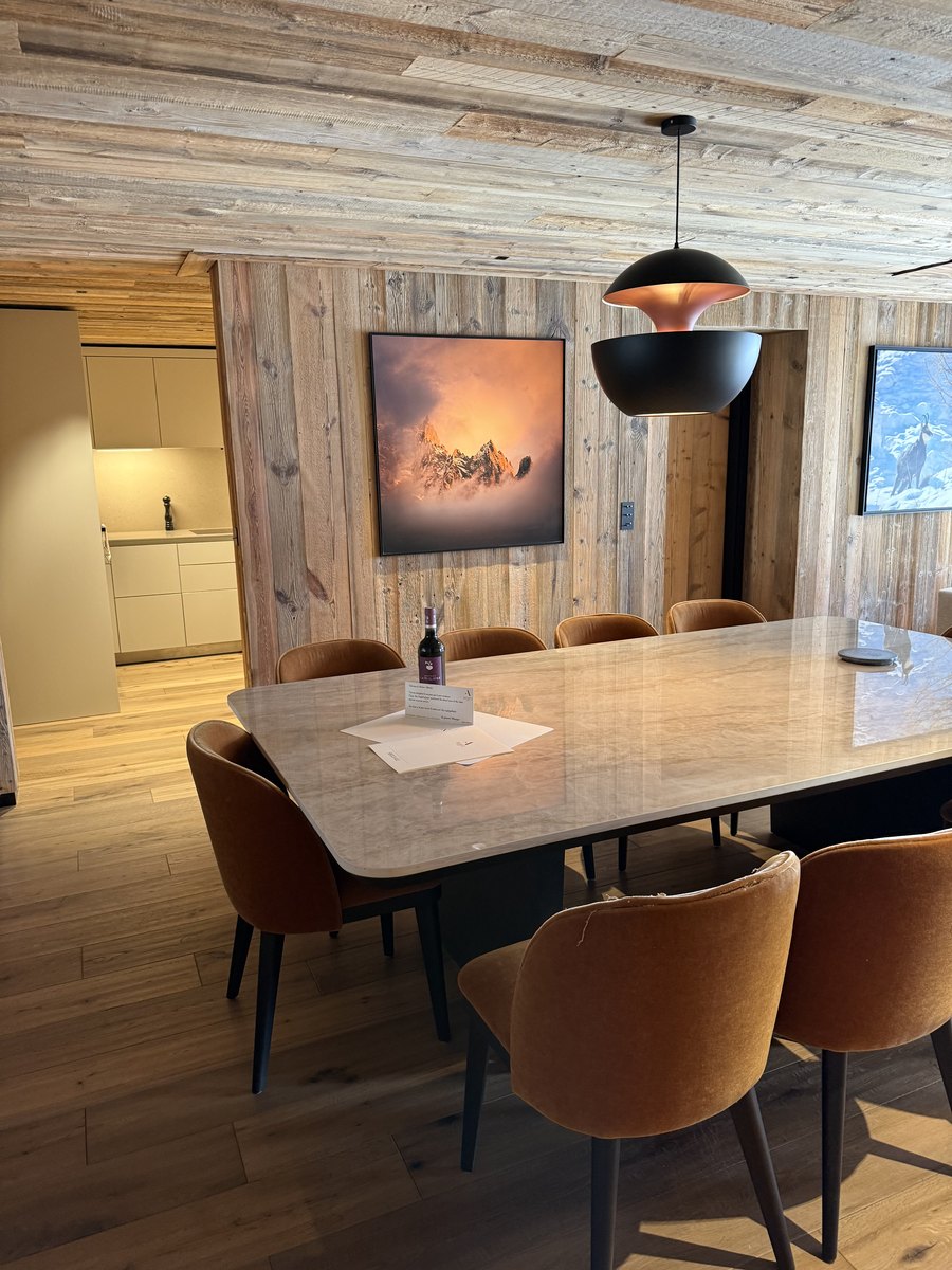 Intérieur de chalet d'un nouveau programme
